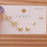Sterling Silver Needle Stud Earrings For Women Simple – Gifts for Her — 10