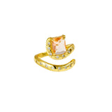 Irregular Inlaid Gradient Stone Normcore Style Ring – Stylish Gifts — 6