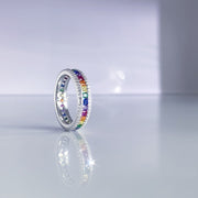 Personalized Simple Silver Women's Ring – Gifts for Her — 7