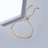 Brass Gold Plated Long Micropaved Zircon Pendant – Jewelry Gift Ideas — 7