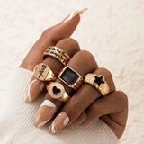 Fashion OL Pearl Ring Three Piece Set – Stylish Gifts — 6