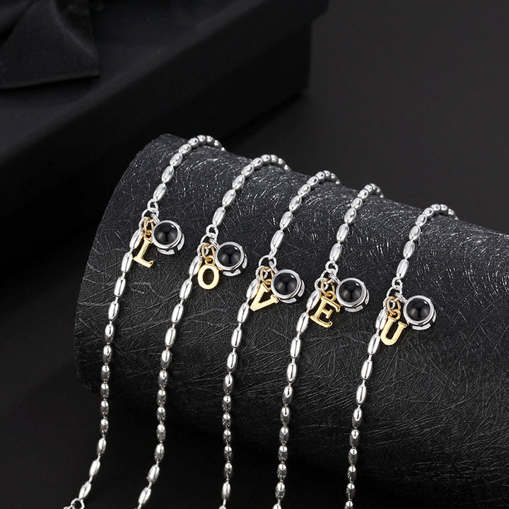 DIY Ancient Bead Chain Alphabet Bubble Bracelet – Stylish Gifts — 1
