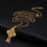 Middle Ring Cross Pendant Necklace For Men – Jewelry Gift Ideas — 17