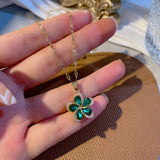 Antique Floral Titanium Steel Necklace – Jewelry Gift Ideas — 2