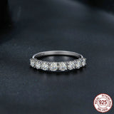 Sterling Silver S925 Pattern Moissanite Ring – Holiday Gift Ideas — 3