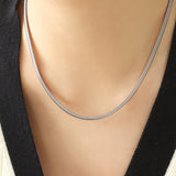 Metal Texture Gold-plated Stitching Soft Snake – Jewelry Gift Ideas — 10