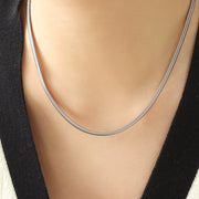 Metal Texture Gold-plated Stitching Soft Snake – Jewelry Gift Ideas — 10