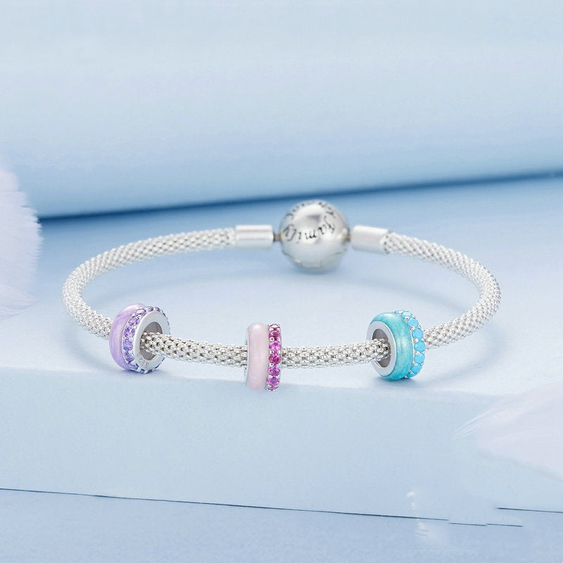 Candy Color Bracelet S925 Sterling Silver DIY – Jewelry Gift Ideas — 1