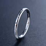Sterling Silver Simple Couple Popular Fine Ring – Gifts for Couples — 1