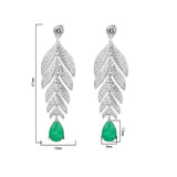 Retro New Water Drop Color Treasure Large Earrings – Small Gift Ideas — 6