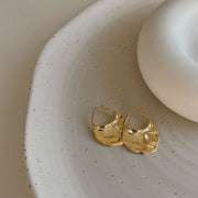Irregular Dripping Metal Earrings All-match – Small Gift Ideas — 11