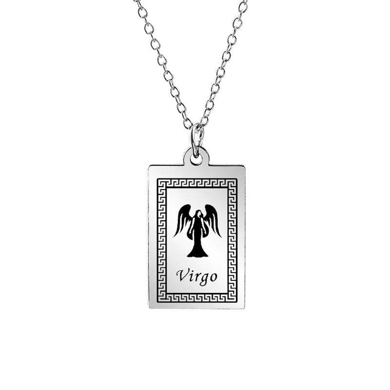 12 Zodiac Constellation Stainless Steel Pendant – Jewelry Gift Ideas — 18