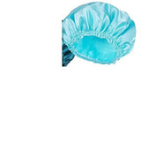 Double-layer Shower Cap Satin Long Hair Shower Cap – Beauty Gifts — 7