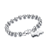 Silver Buddha Bead Bracelet For Women – Jewelry Gift Ideas — 5