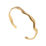 Simple Titanium Steel Wavy Stainless Steel – Jewelry Gift Ideas — 7