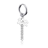 Hip Hop Zodiac Sign Link Chain Tassel Dangle – Jewelry Gift Ideas — 4