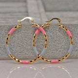 Simple Circle Personalized Earrings – Holiday Gift Ideas — 2
