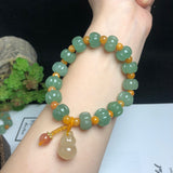 Golden Jade Small Round Bead Gourd Pendant – Jewelry Gift Ideas — 5