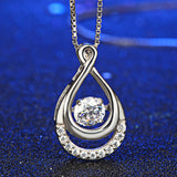 S925 Sterling Silver Droplet Clavicle Chain – Stylish Gifts — 3