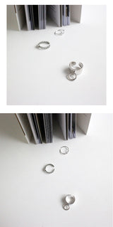 Minimalist Glossy Ring Opening S925 Sterling – Unique Gift Ideas — 6