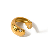 Etta Gold Serpent Ring – Holiday Gift Ideas — 4