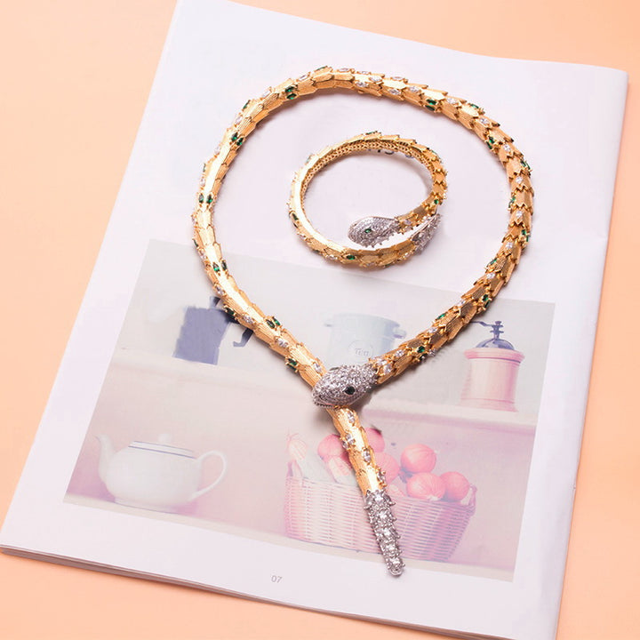 Women's Animal Snake Necklace Bracelet – Jewelry Gift Ideas — 1