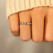 S925 Sterling Silver Wave Pattern Simple Fashion – Stylish Gifts — 1