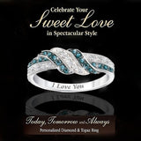 Letter I Love You Alloy Ladies Wedding Engagement – Gifts for Couples — 6