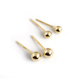 Sterling Silver Beans Round Bead Earrings – Thoughtful Gifts — 9
