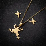Creative Mori Cartoon Frog Earrings Necklace – Jewelry Gift Ideas — 1