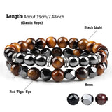 Natural Tigereye Head Bead Bracelet – Jewelry Gift Ideas — 6