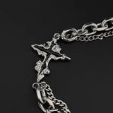 Dissolved Dark Cross Bracelet Men's Titanium – Jewelry Gift Ideas — 2
