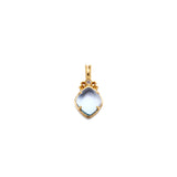 Vintage Minimalist Corolla Blue Topaz Pendant – Jewelry Gift Ideas — 5