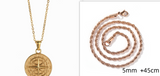 Stainless Steel Compass Circular Necklace – Jewelry Gift Ideas — 20