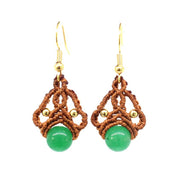 Ethnic Style Wax Line Hand-woven Earrings – Stylish Gifts — 8