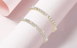 Round Zircon Single Row Full Drill Adjustable – Jewelry Gift Ideas — 4