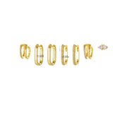 Inlaid Zircon Geometric Versatile Ladies Earring – Jewelry Gift Ideas — 4
