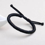 Dorje Knot Red Rope Adjustable Size Hand-woven Red – Small Gift Ideas — 4