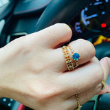 Women's Dream Blue Aussie Ring – Gifts for Her — 1