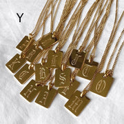 Stainless Steel Rectangular Ancient English 26 – Jewelry Gift Ideas — 4