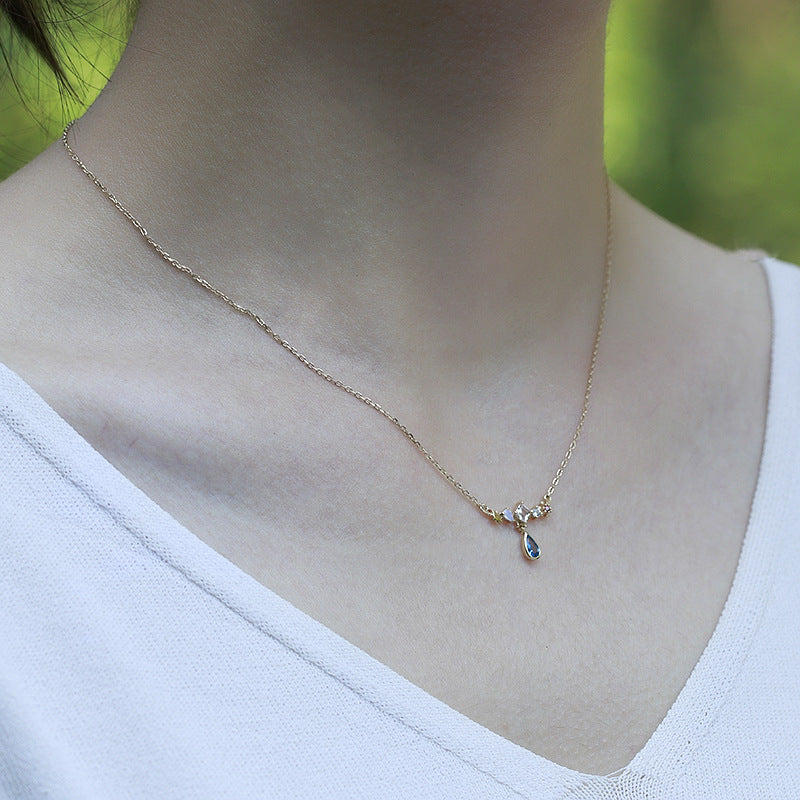 Simple Necklace S925 Sterling Silver Plated 14K – Jewelry Gift Ideas — 1