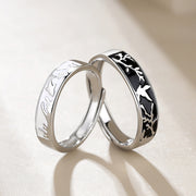 Bird And Fish Couple Rings A Pair Of Retro Niche – Gifts for Couples — 5