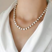Freshwater Pearl Black Spinel Necklace Sweater – Jewelry Gift Ideas — 6