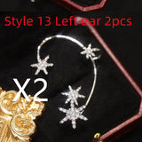 Super Flashing Diamond Earrings With Butterfly Ear – Stylish Gifts — 11