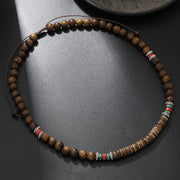 Men's Bohemian Style Simple Wood Piece Coconut – Jewelry Gift Ideas — 2