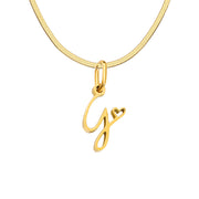 Women's Stainless Steel Necklace With Letter – Jewelry Gift Ideas — 16
