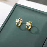 Stainless Steel Butterfly Stud Earrings For Women – Gifts for Her — 5