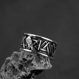 Crow Retro Stainless Steel Personalized Ring – Practical Gifts — 1