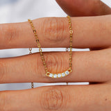 Smile Pendant Ladies Plated 14K Gold 925 Sterling – Jewelry Gift Ideas — 4
