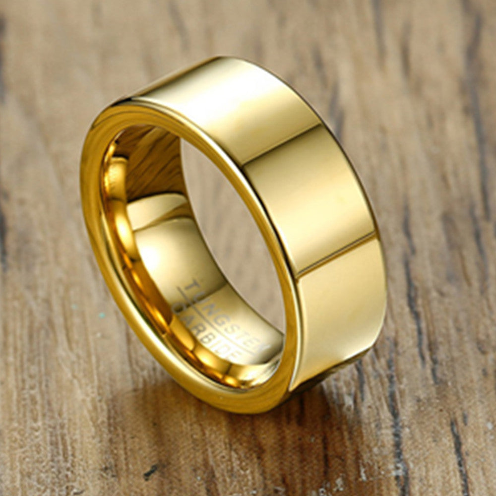 Simple And Smooth Male Tungsten Steel Ring – Gifts for Him — 1